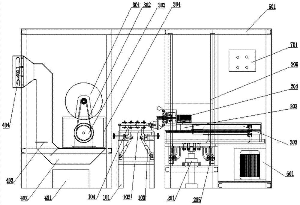 A kind of precision casting automatic cutting device and method