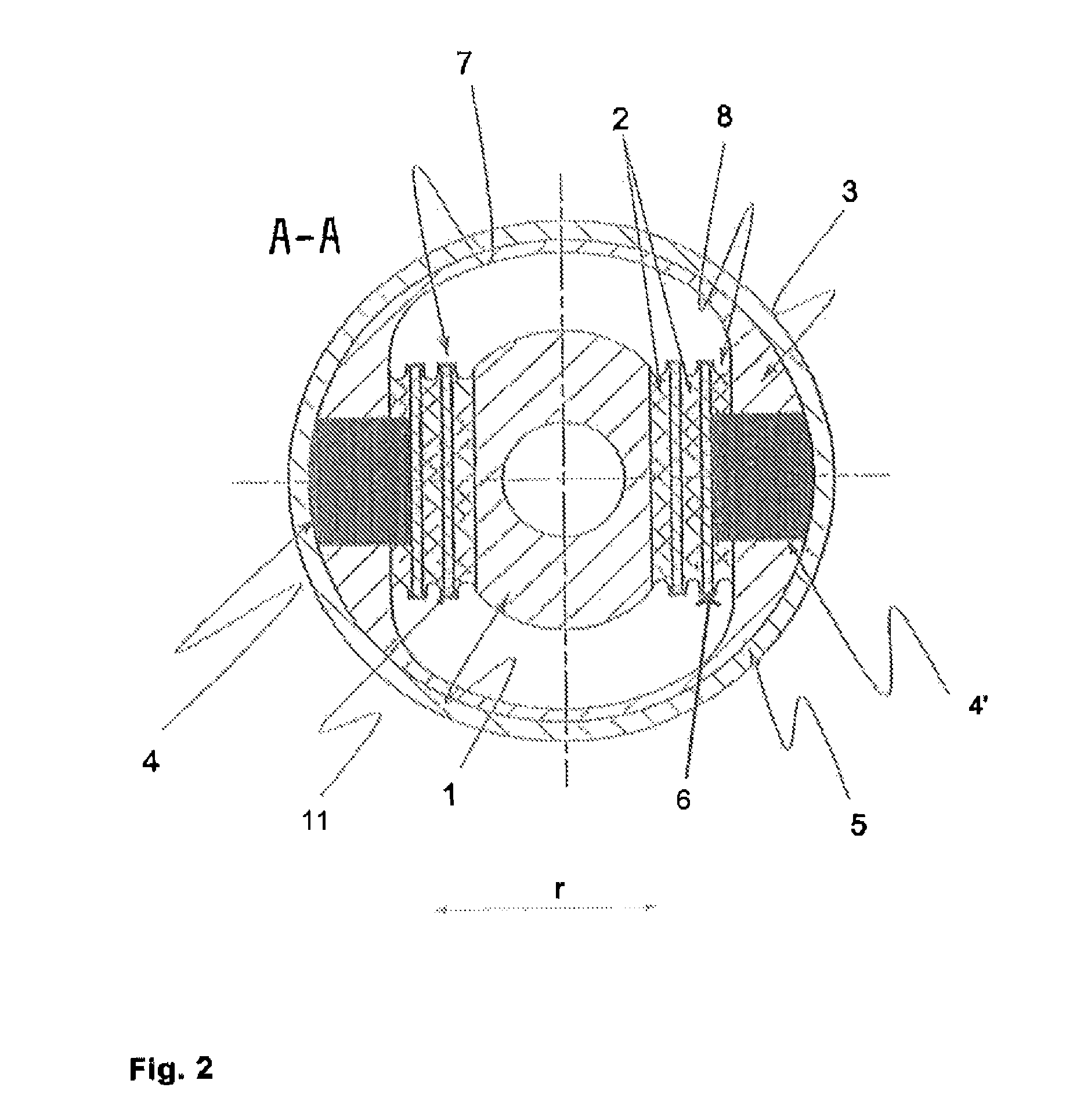 Elastomeric plain bearing having switchable rigidity