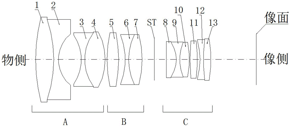 Optical fixed-focus lens