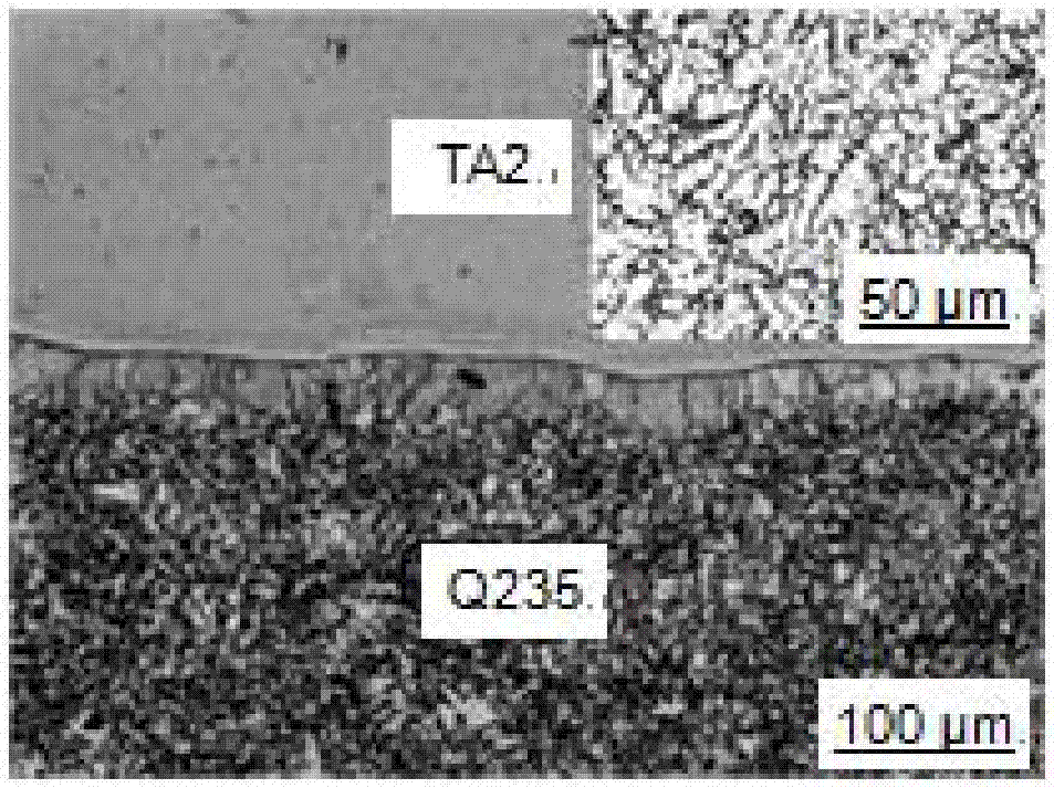 Welding materials for butt welding of transition layers of titanium clad steel plate and welding method of welding materials