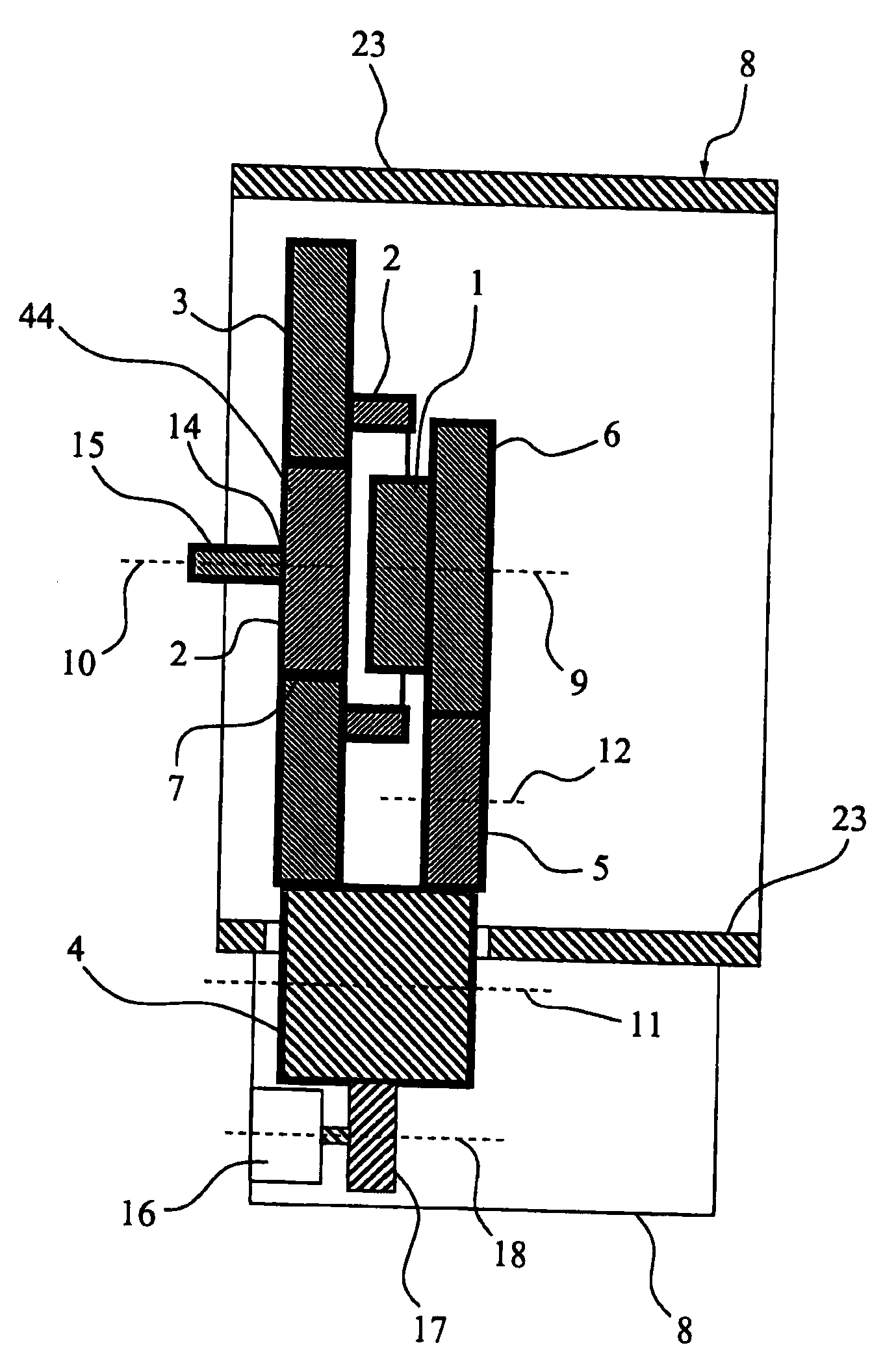 Adjustment drive for the local adjustment of a chassis component