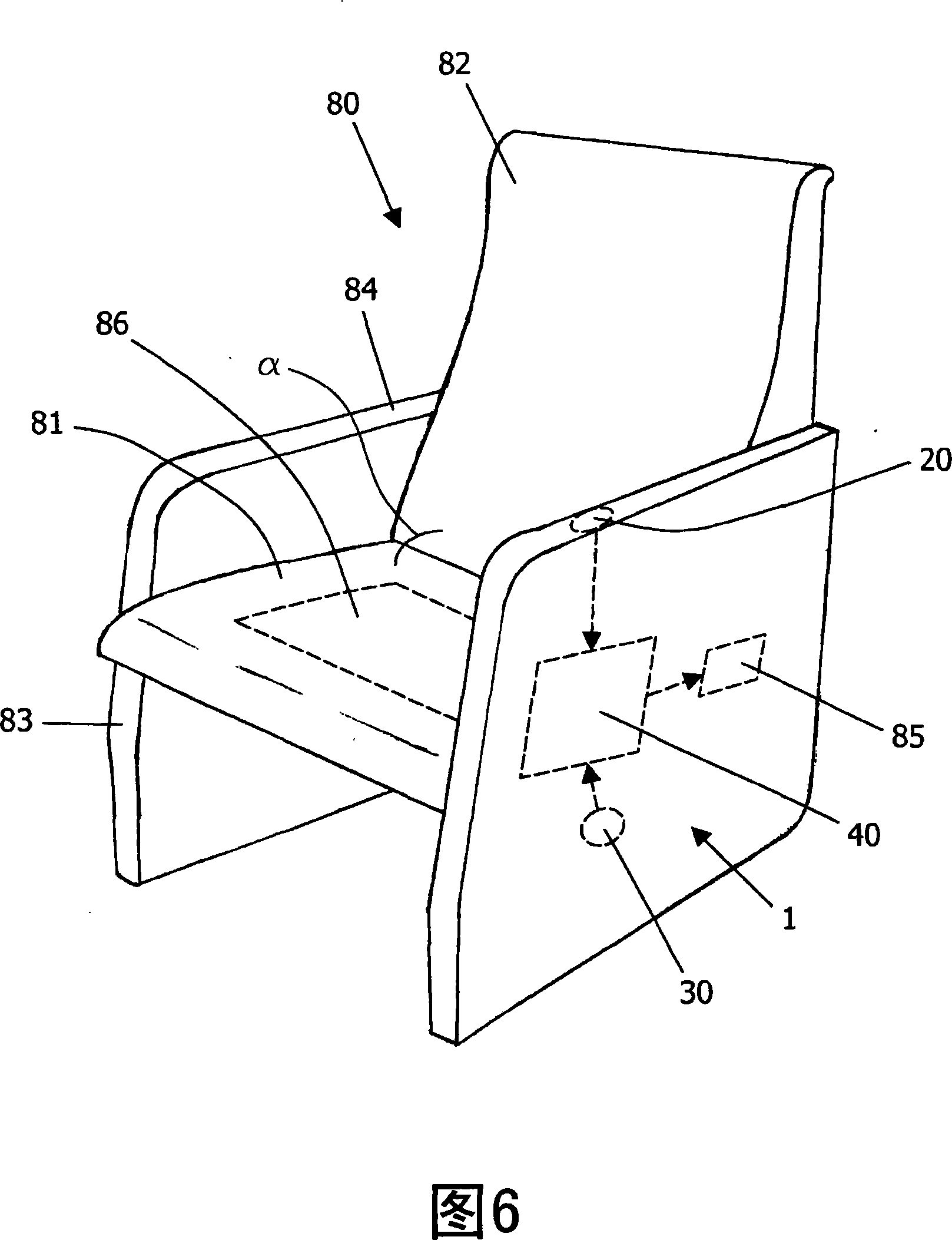 Device for determining a stress level of a person and providing feedback on the basis of the stress level as determined