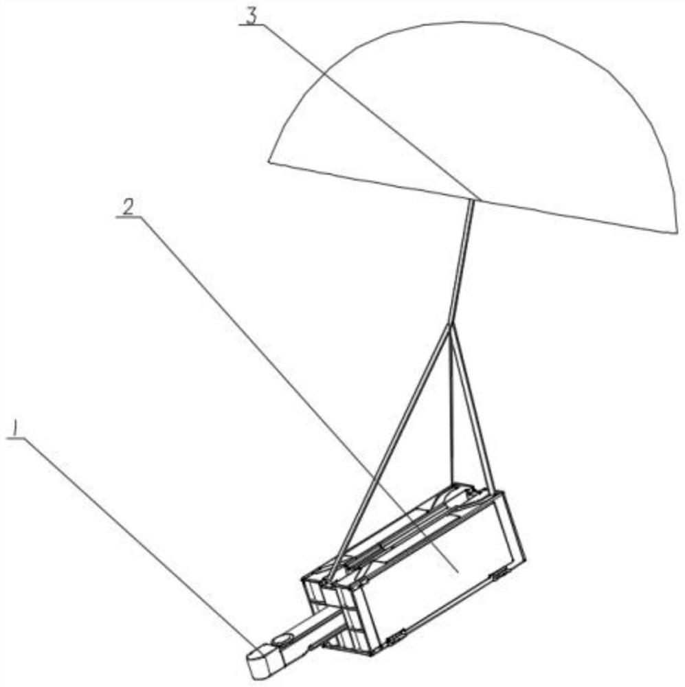 Rapid aerial launching box device