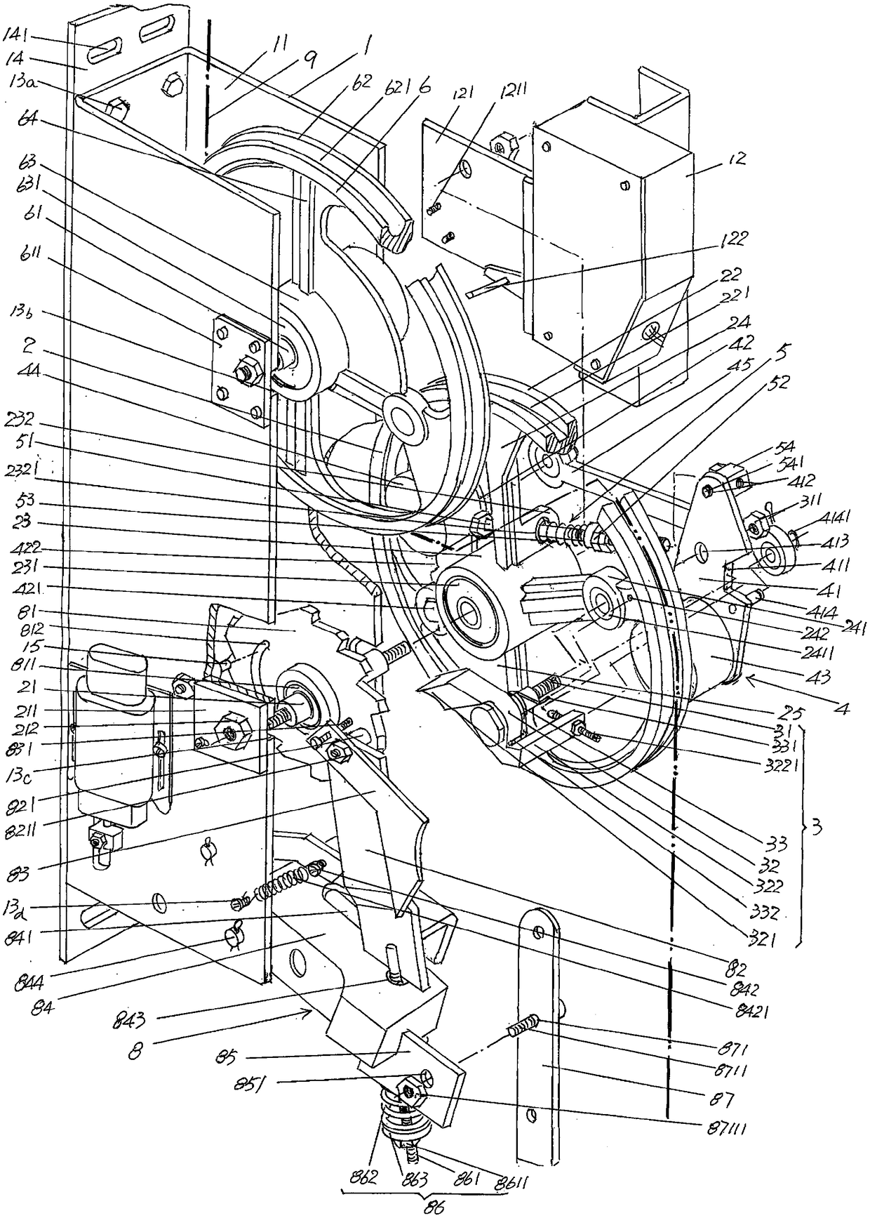 Single-rope elevator speed limiter