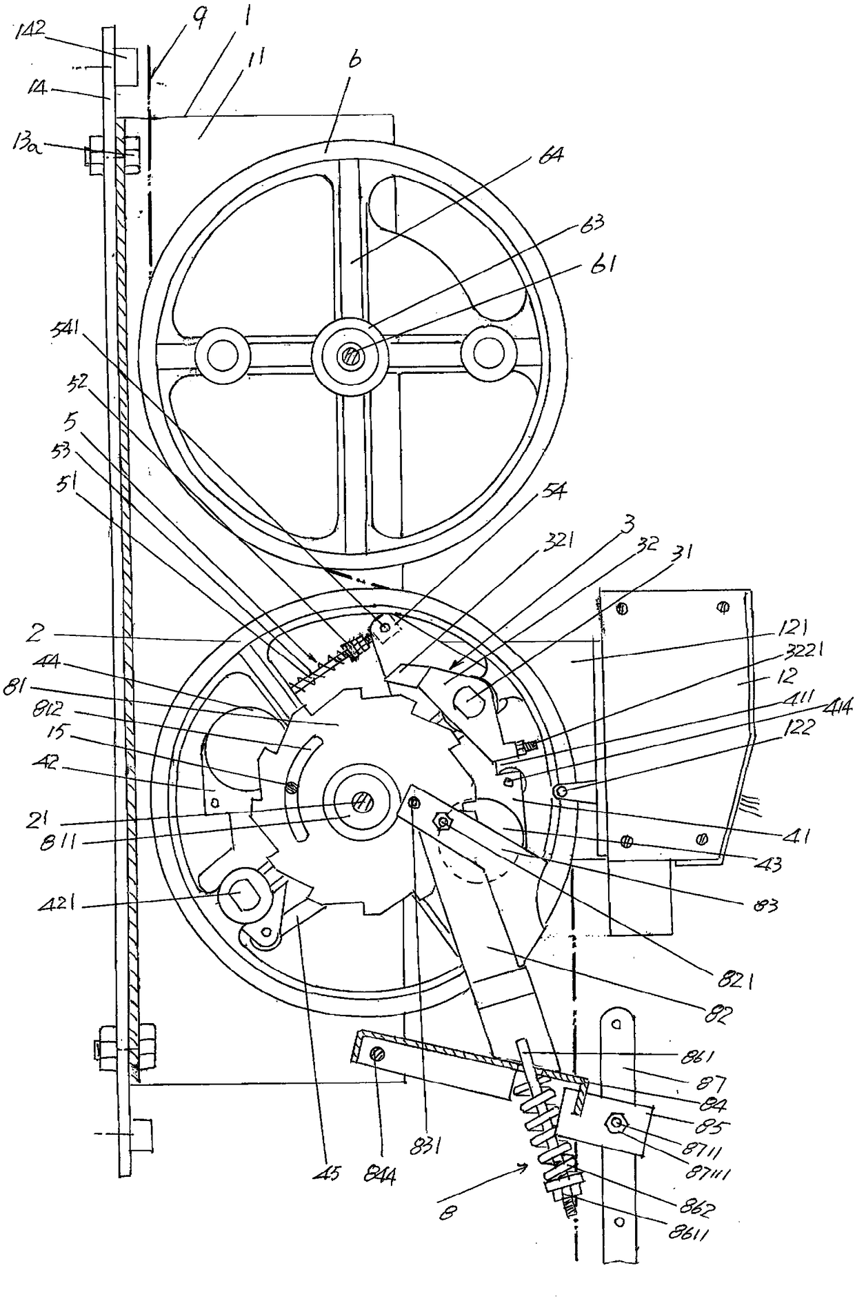 Single-rope elevator speed limiter