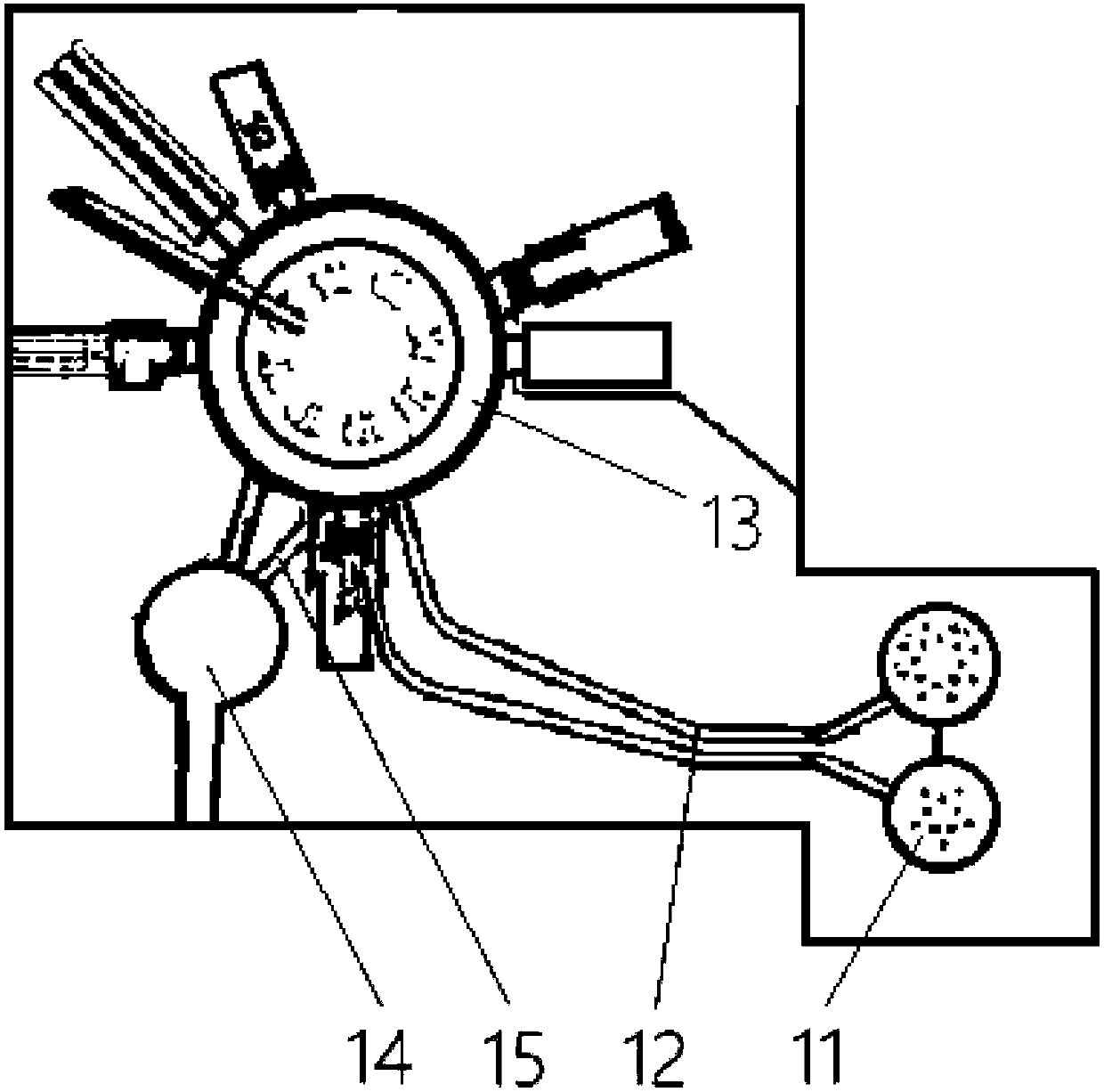 Distributed electric current and cold mass transmission feeder line for large-scale super-conductive tokamak magnet