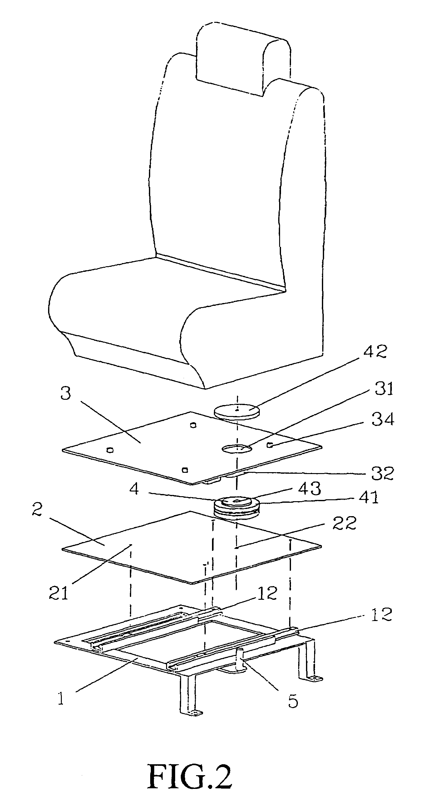 Rotating car seat mechanism