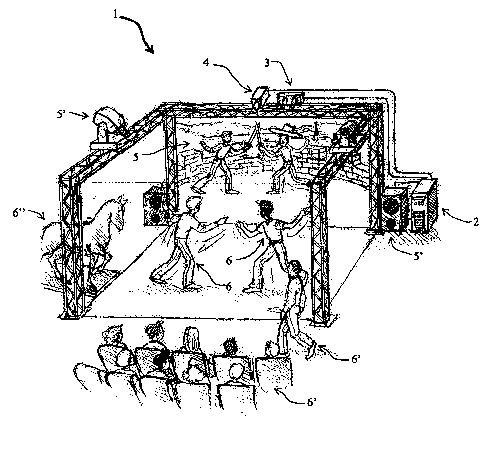 Method and device for identifying and extracting images of multiple users, and for recognizing user gestures