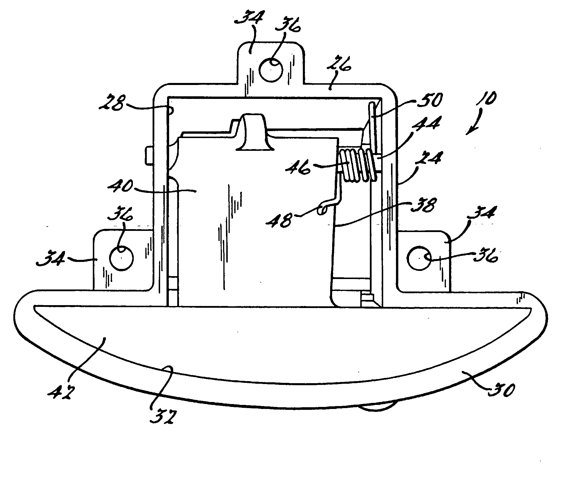 Exterior door handle assembly