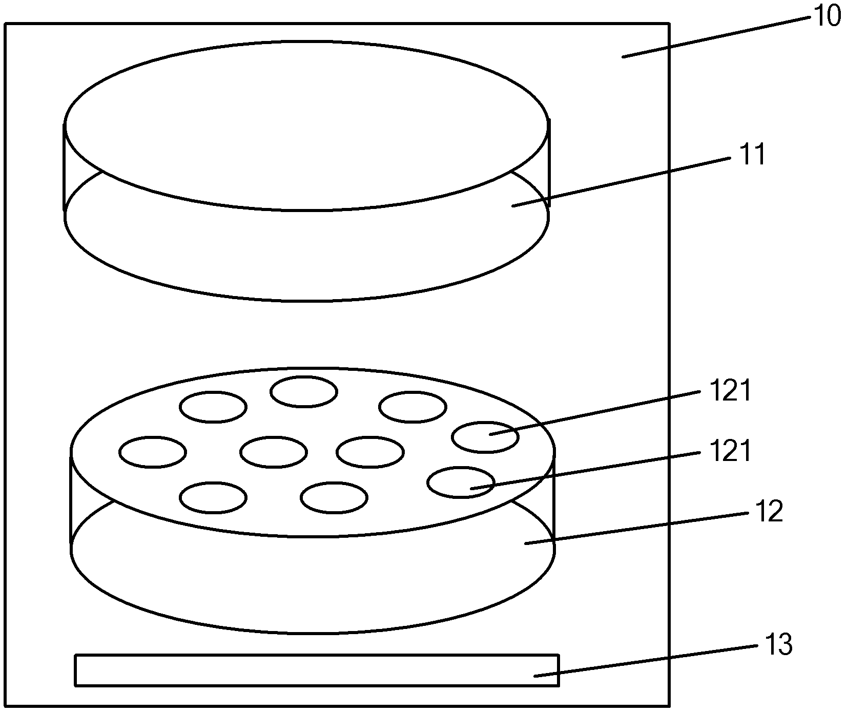 In-situ temperature testing device and method