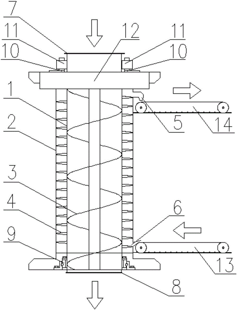 Self-running interlayer material conveying device and drying method of contaminated soil