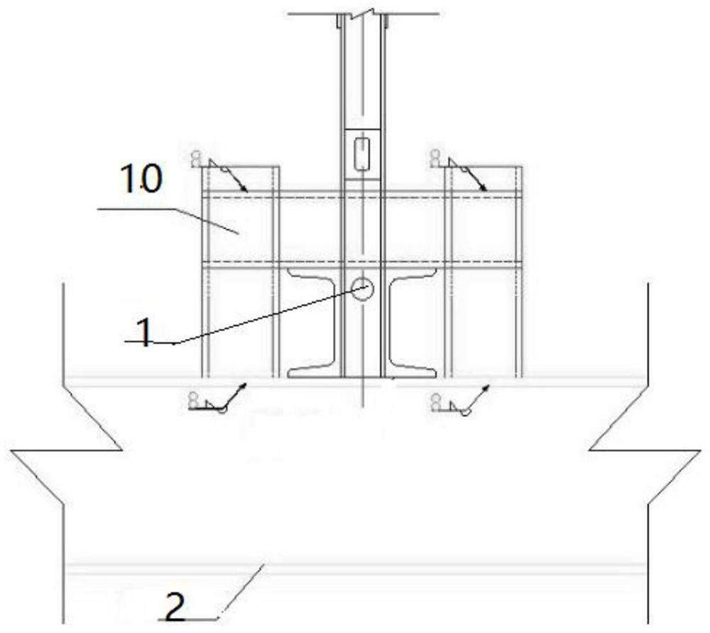 A kind of steel arch construction method