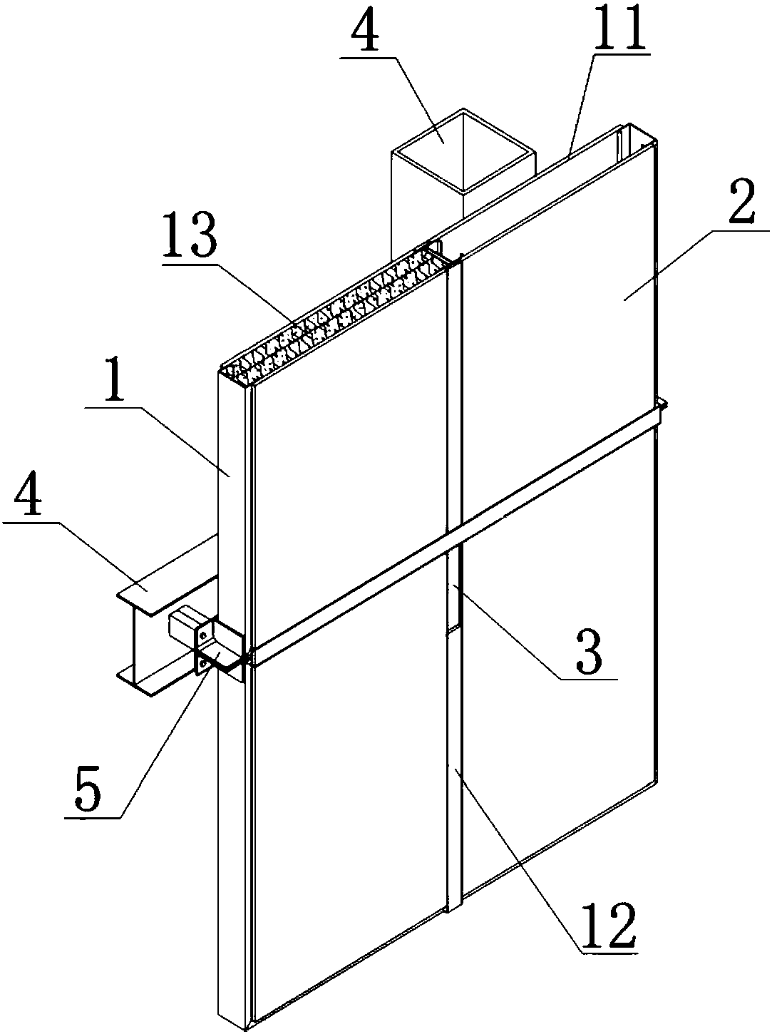 Prefabricated outer wall