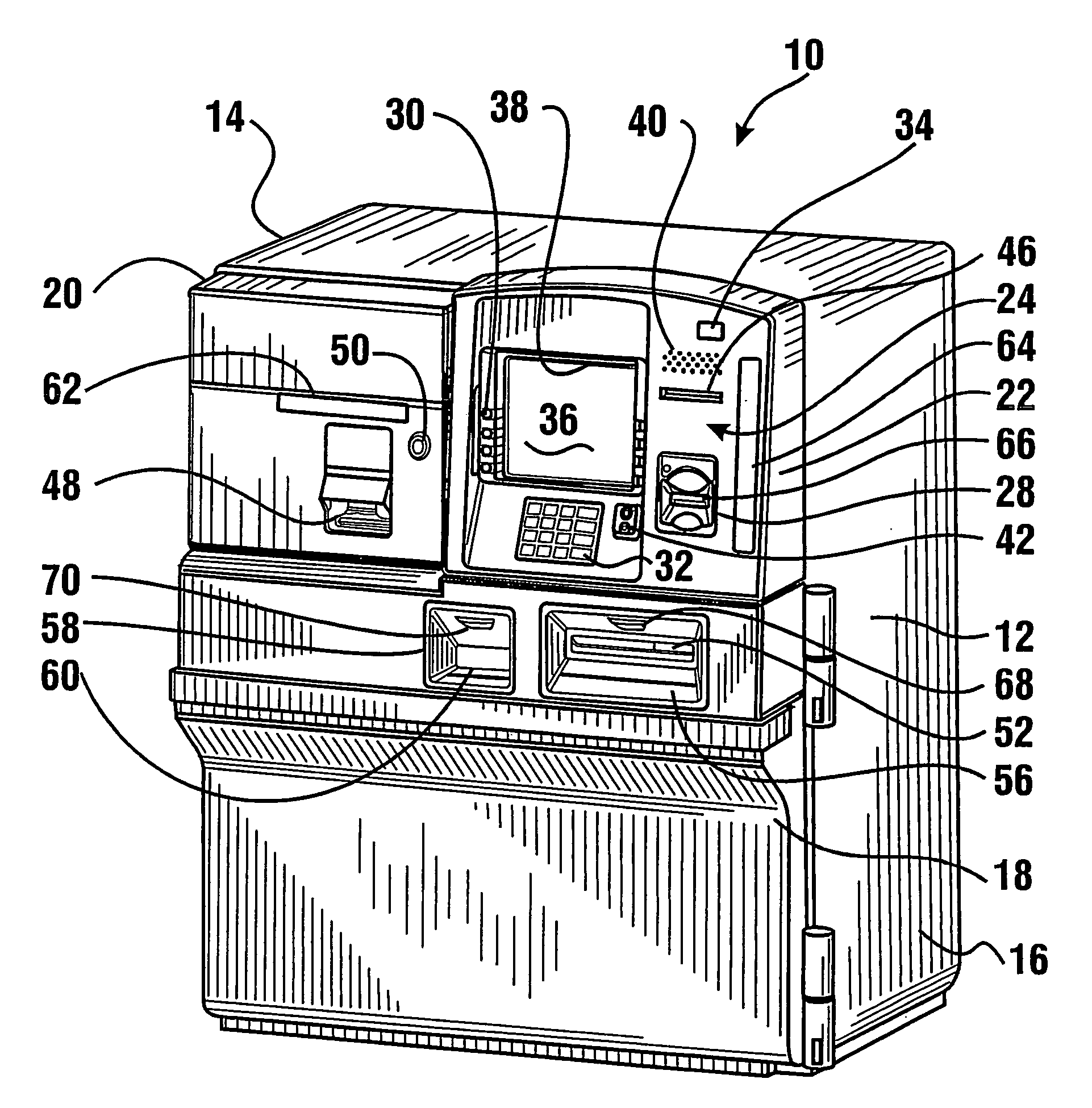 Automated banking machine operated responsive to data bearing records with improved resistance to fraud