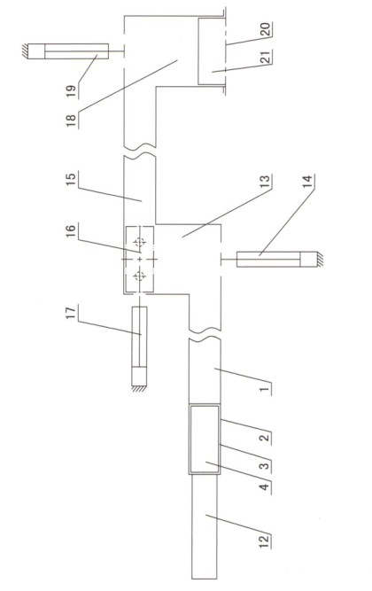 Automatic stamping and conveying mechanism of duplex-glue black box threading hole