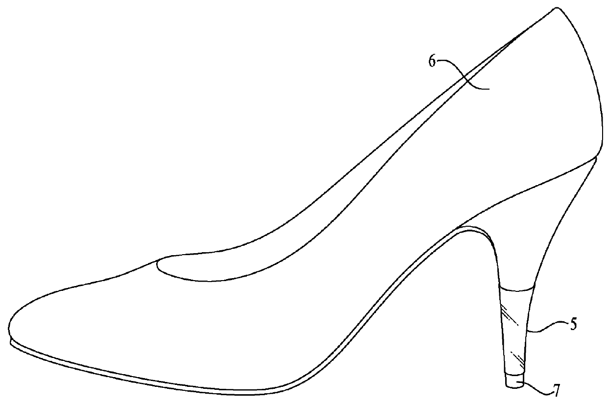 Transparent heel post protecting device and method