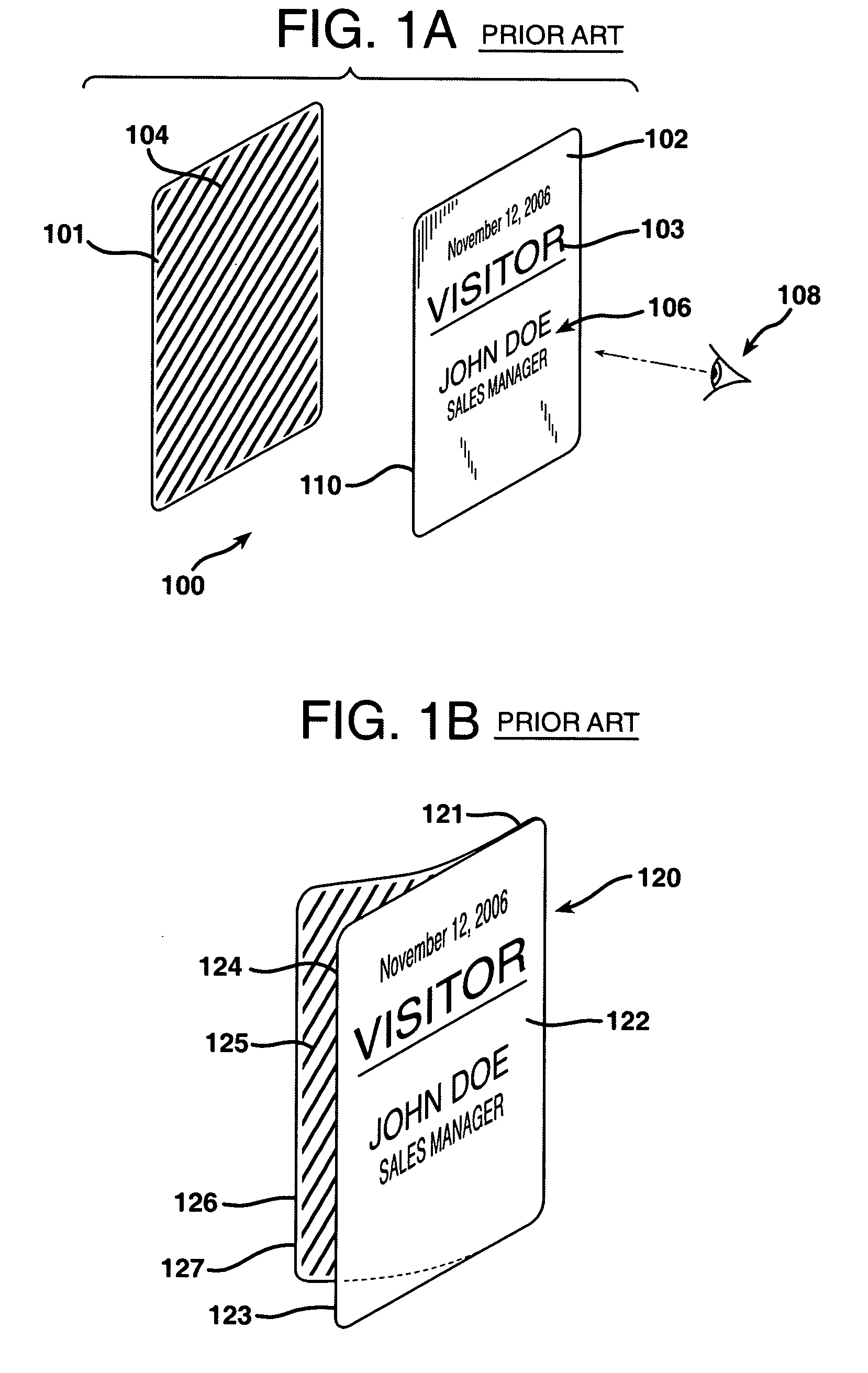 One piece self-expiring security badge or label