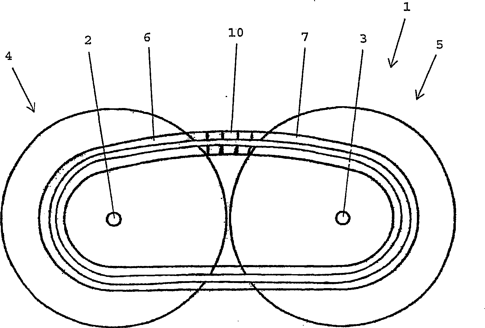 Method for forming a tilting zone on a transverse element for a push belt for a continuously variable transmission