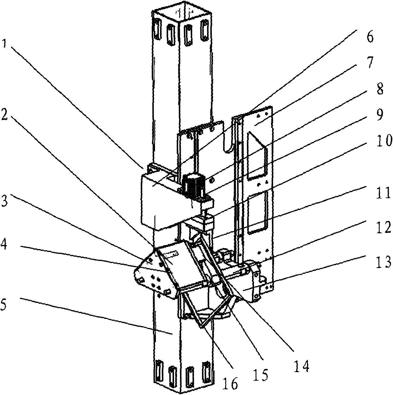 Aluminums strips position and compaction device of hollow glass molecular sieve filling machine