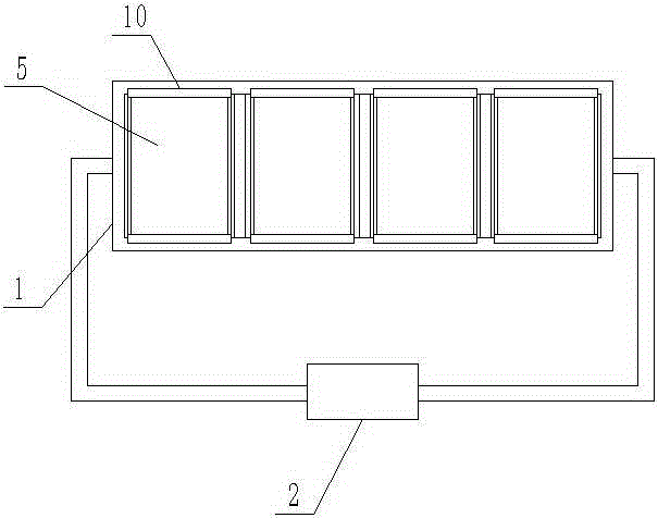 Take-out type heating thermal-insulation dining table