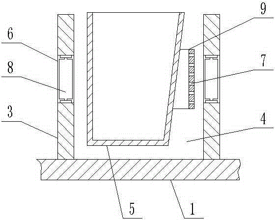 Take-out type heating thermal-insulation dining table