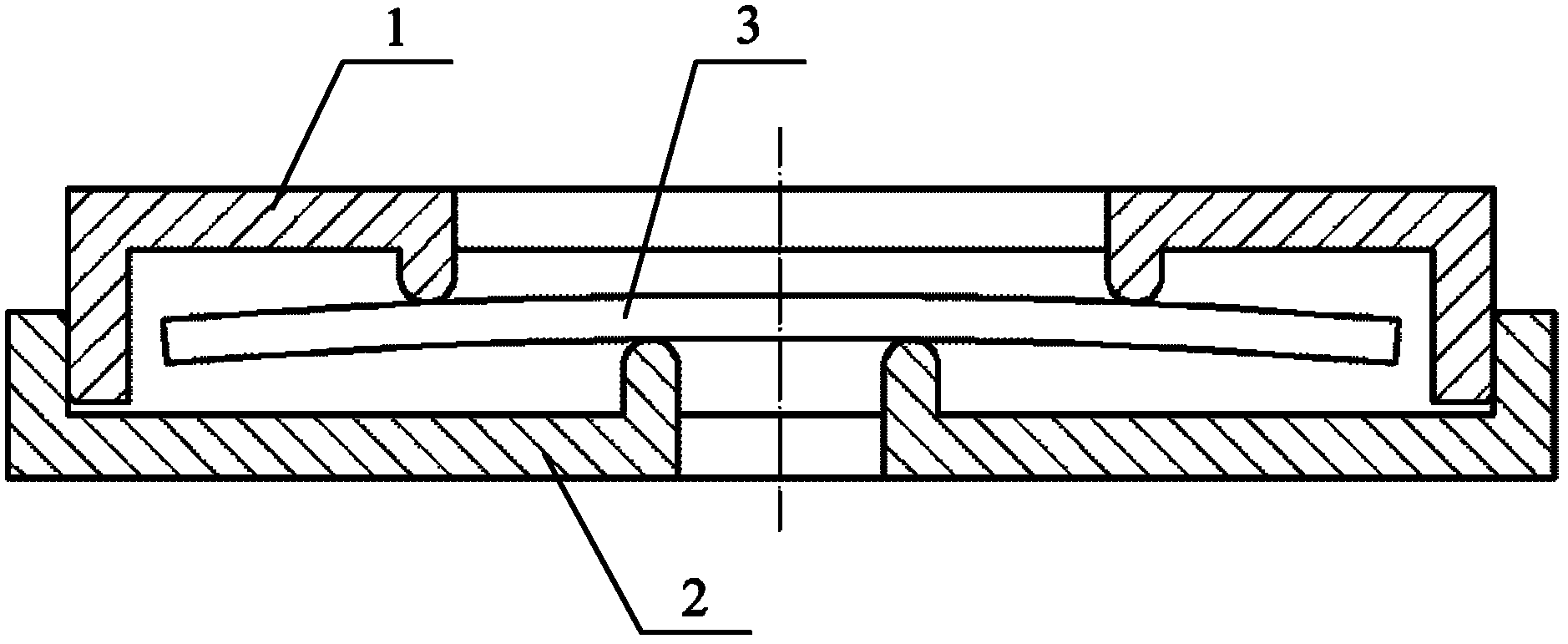 Equi-biaxial residual stress applying device