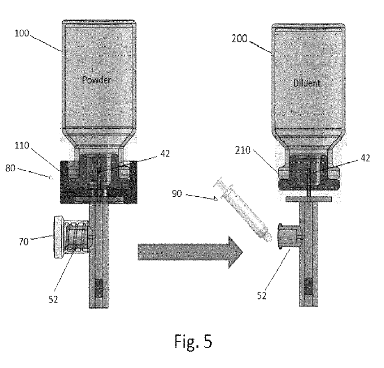 Medical metering device