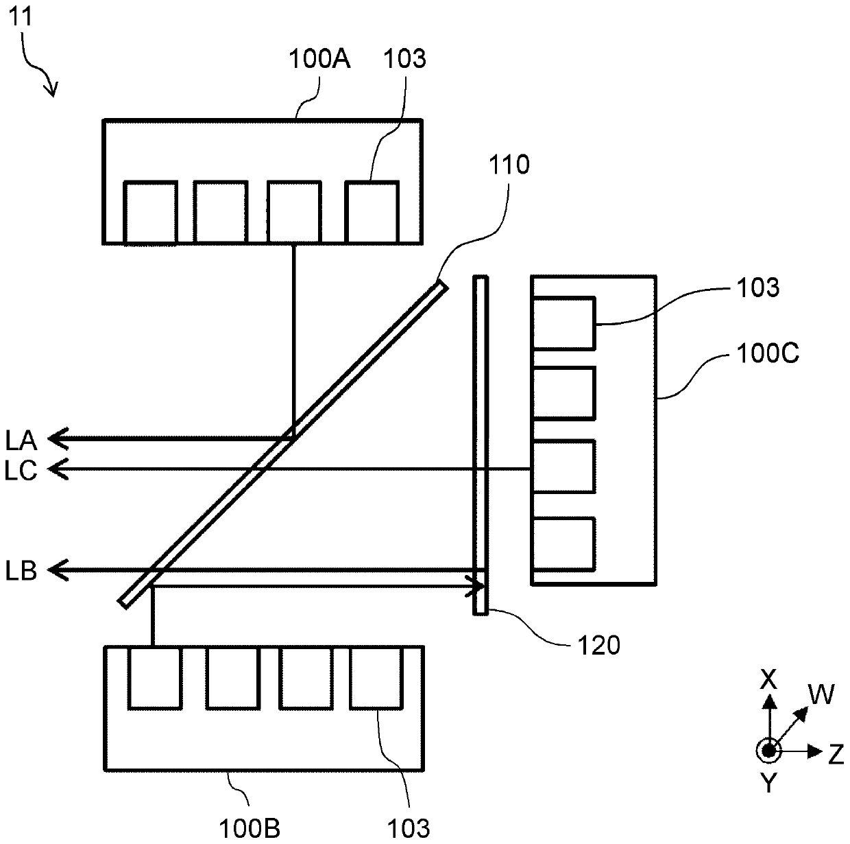 Light source device and projection display apparatus