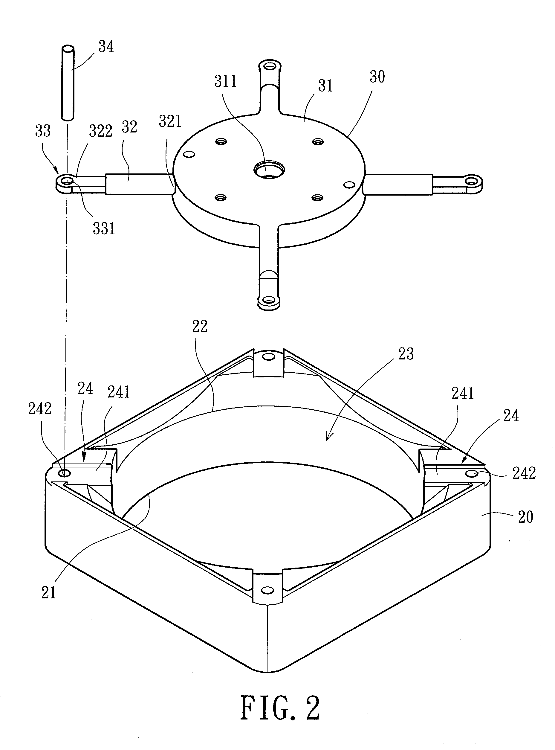 Fan Frame Structure