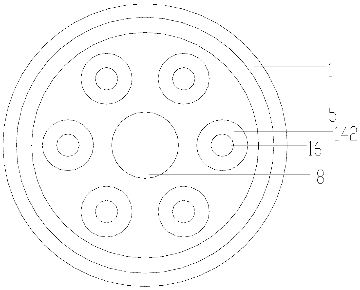 Electromagnetic multistage adjustable variable inertial capacitance and variable damping device