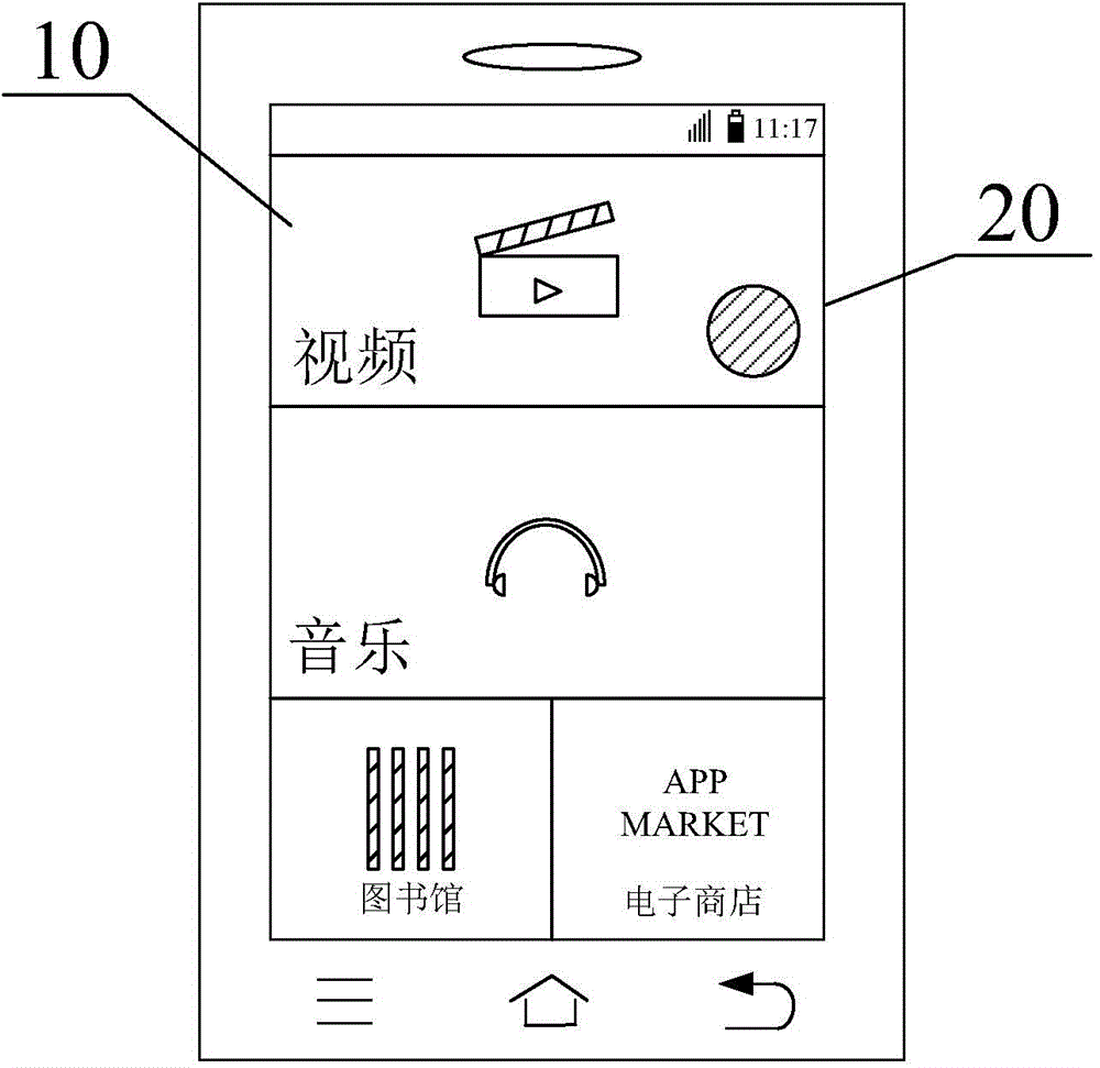 Management method for software in mobile terminal