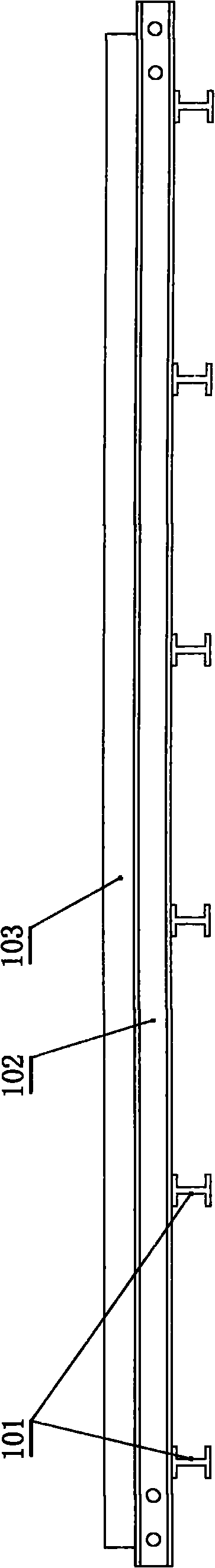 Hydraulic support loading platform