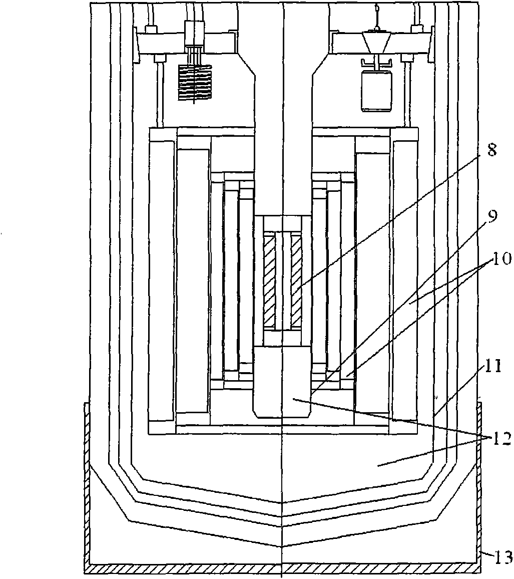 Superconducting magnet system of inserted YBCO-Bitter type high-temperature superconducting coil