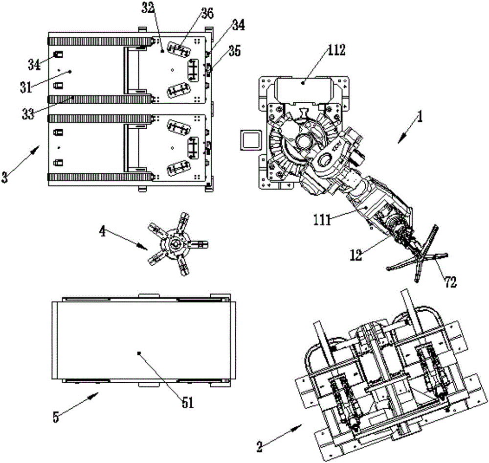 Intelligent polishing system for machining chair legs