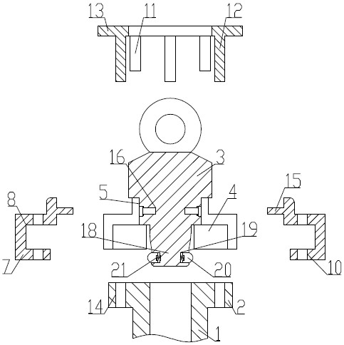 A supporting device for transporting a Christmas tree group
