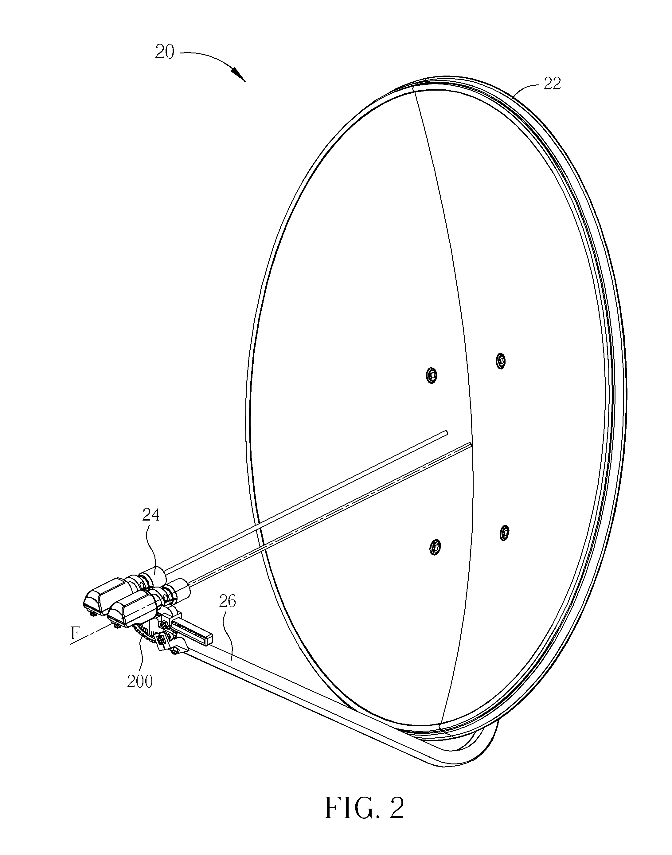 Position adjustment device and satellite antenna thereof