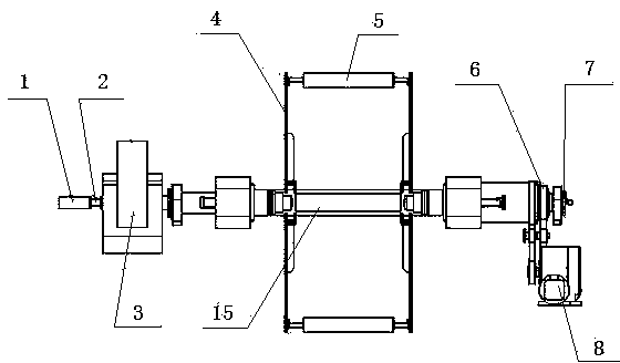 Device used for rolling battery pole piece at high speed