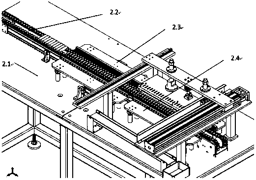 An automatic detection line and method for 18650 lithium battery