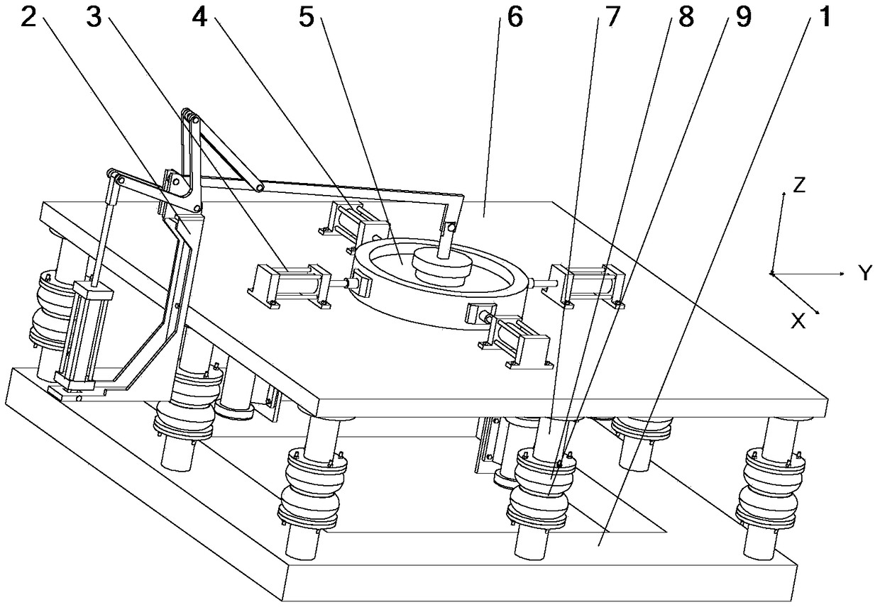 High-speed EMU wheel vibration test bench