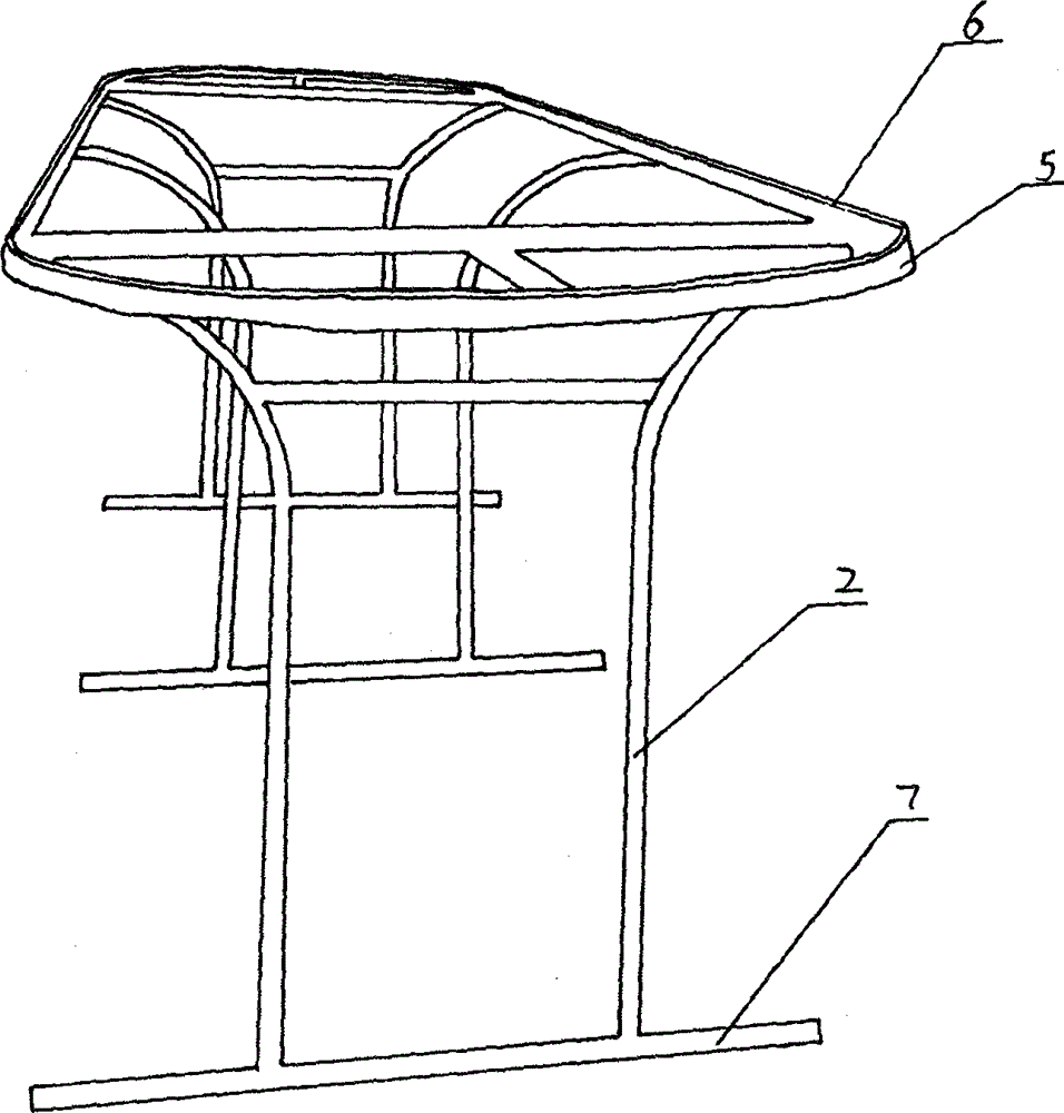 Banana conveying cableway