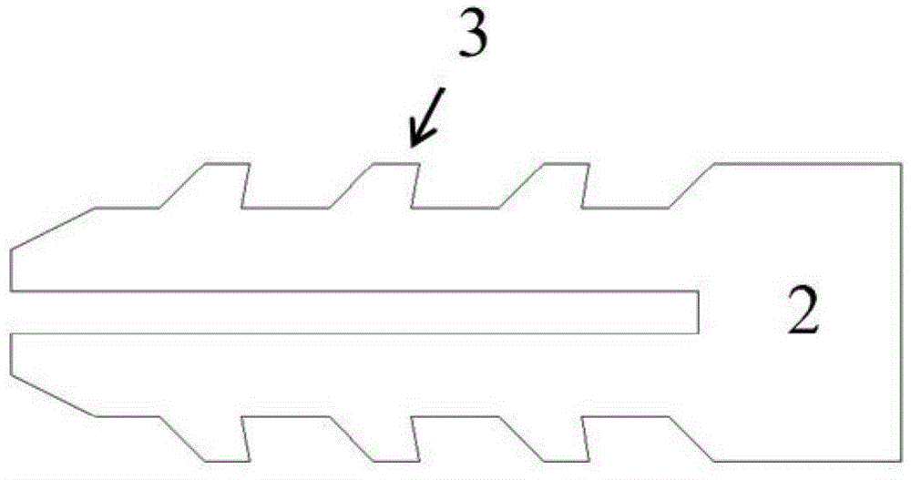 High-strength combined self-degrading expansion bone peg