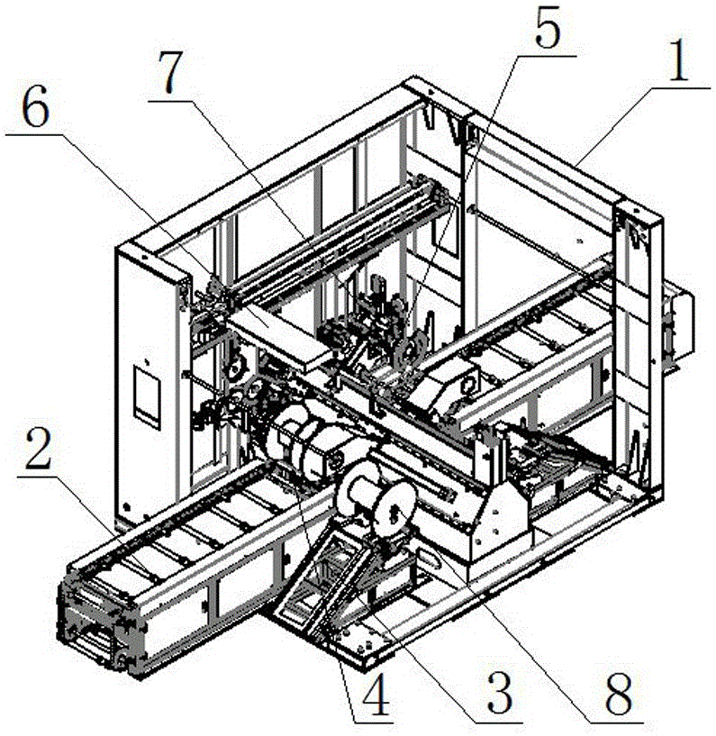 Leather cable feeding and winding method