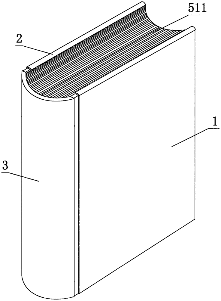 Structure and printing method of embedding rfid electronic tags in books