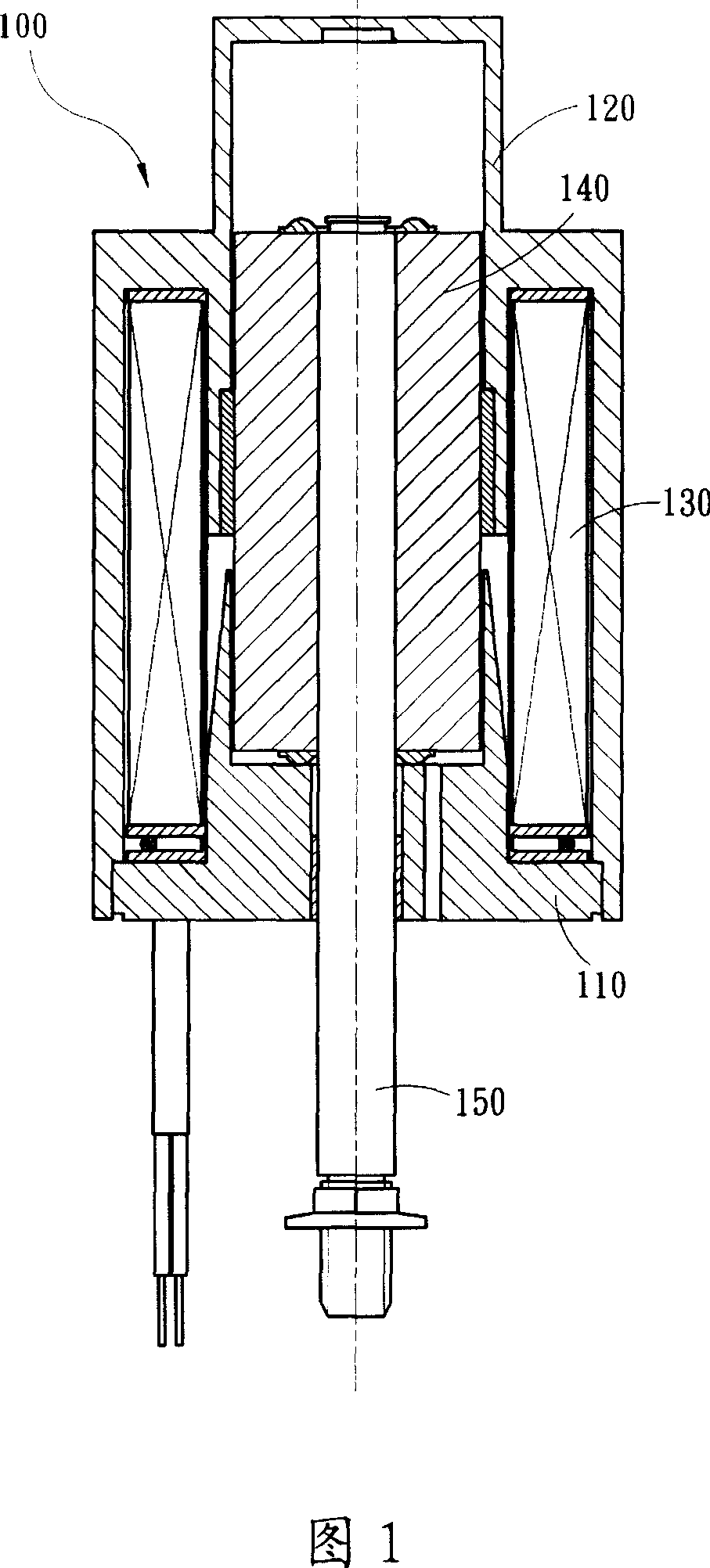 Electromagnetic driver of sewing machine