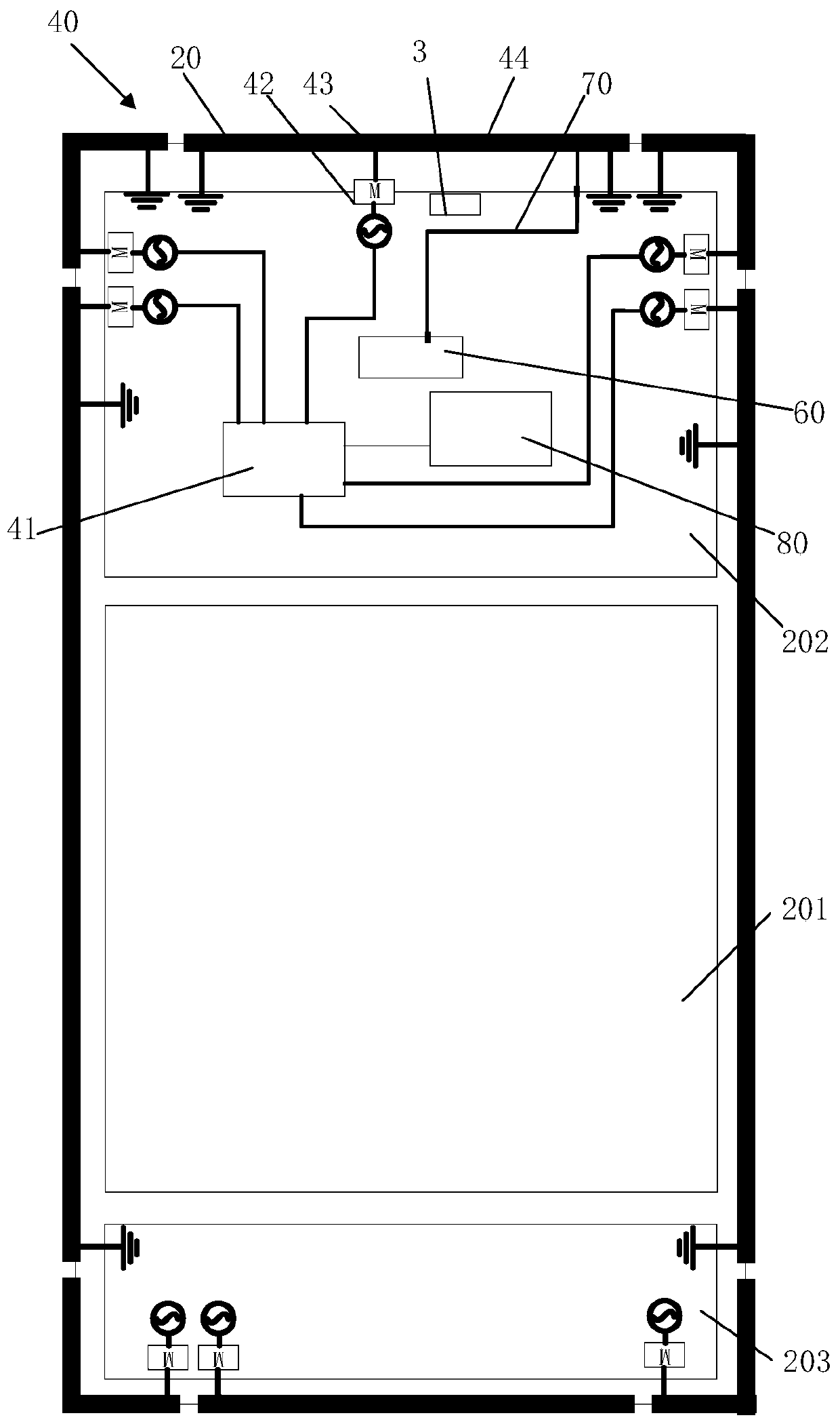 Antenna transmitting power adjusting method and device and mobile terminal