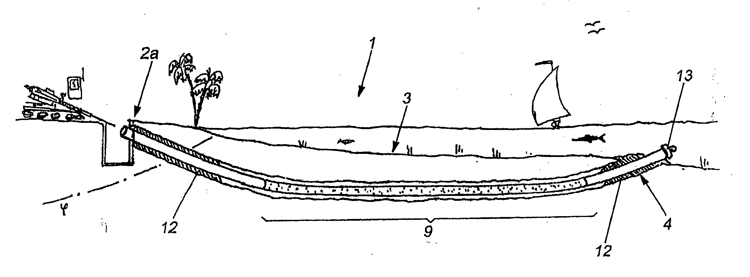 Procedure for Installing Horizontal Drains for Uptake of Sea Water