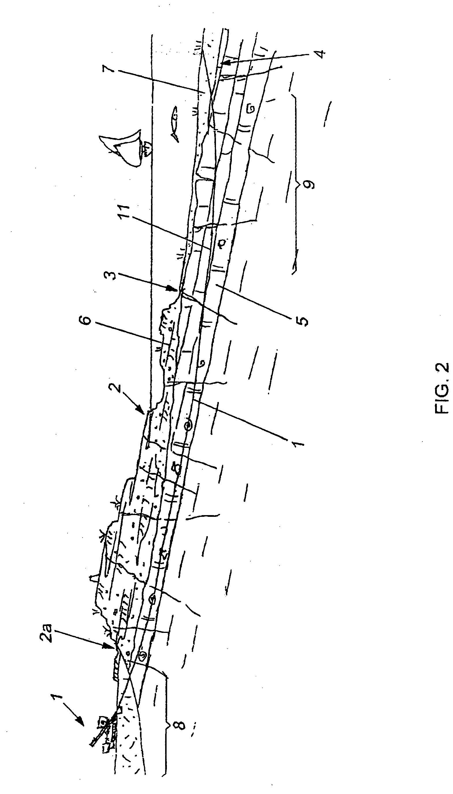 Procedure for Installing Horizontal Drains for Uptake of Sea Water