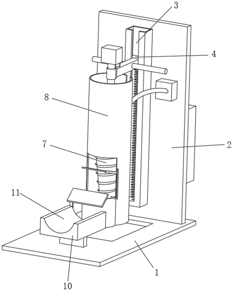 Arid desert soil haloxylon ammodendron planting auxiliary apparatus based on water pressure slotting