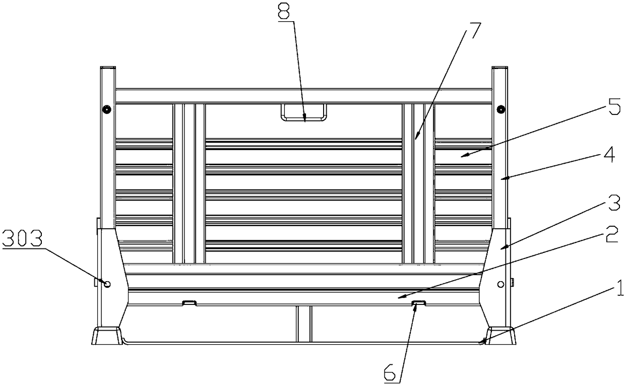 Multifunctional turnover box