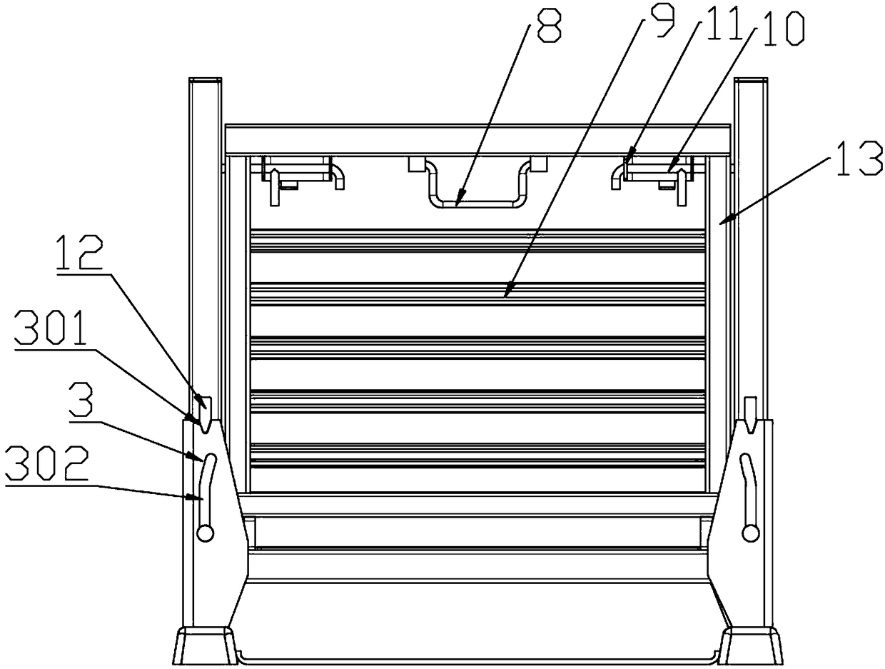 Multifunctional turnover box